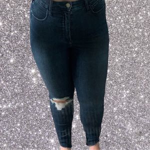 Hollister Distressed Medium Wash Jeans